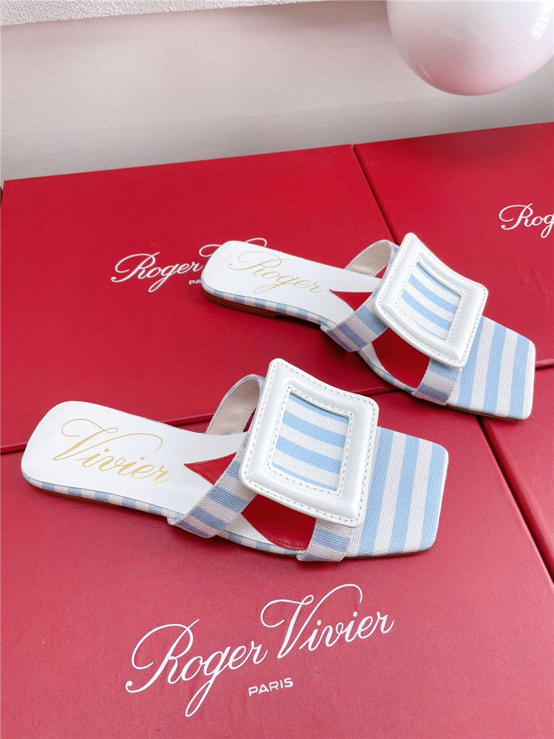 Best Replica Roger vivier embroidered buckle mules - Colareps