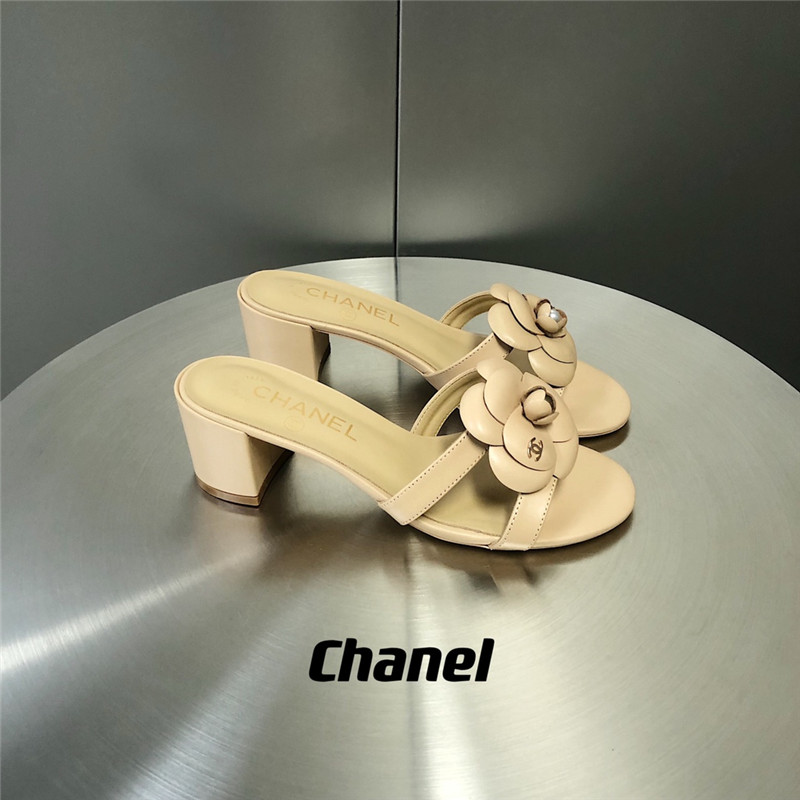 Best Replica chanel camellia slippers sandals - Colareps