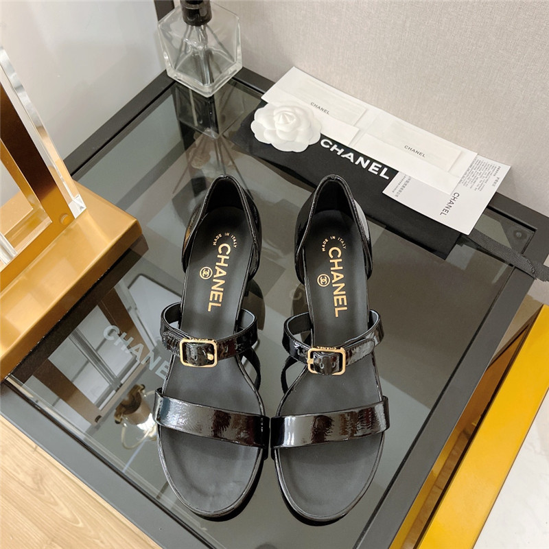 Best Replica chanel chunky heel sandals - Colareps