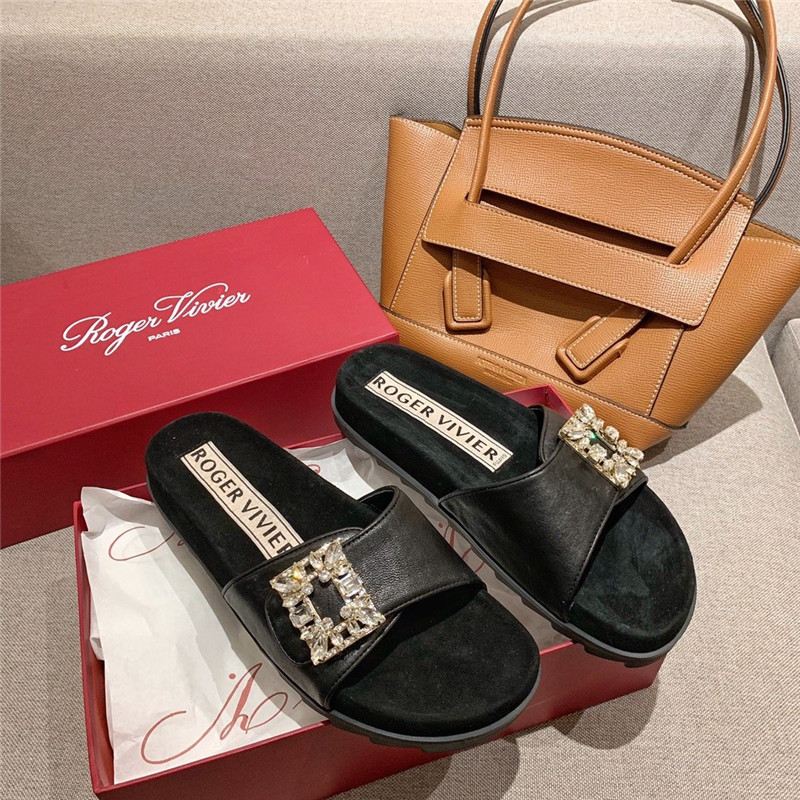 Best Replica Roger vivier slippers black - Colareps