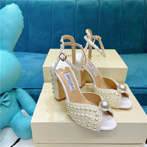 Best Replica jimmy choo pearl  block heels - Colareps