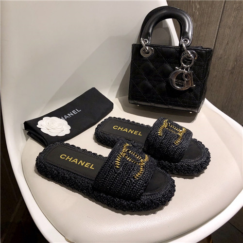 Best Replica chanel hand woven slippers - Colareps