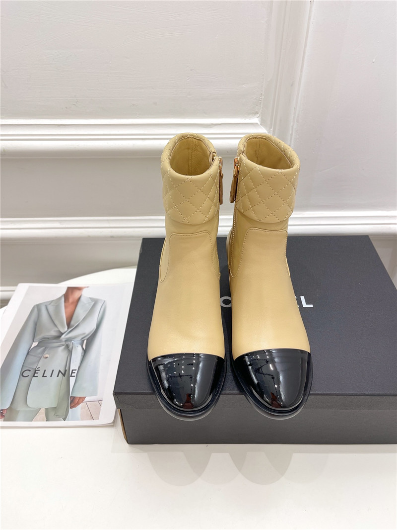 Best Replica Chanel rhombus ankle boots - Colareps