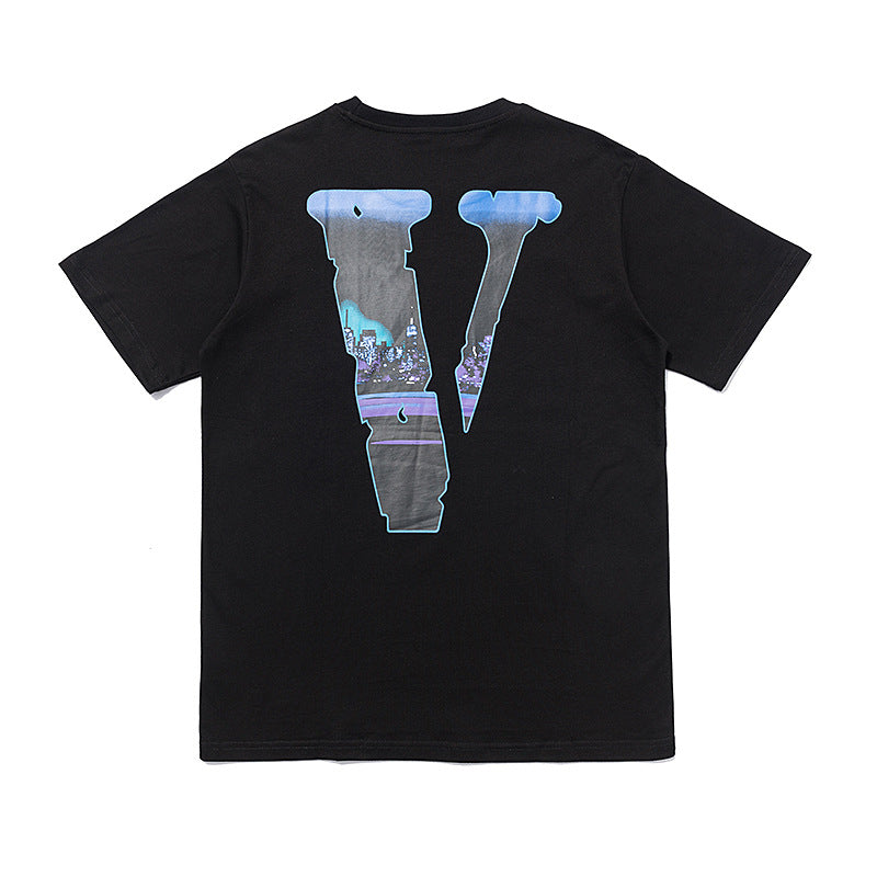 Best Replica Vlone x Pop Smoke T Shirt Armed And Dangerous Tee - Colareps