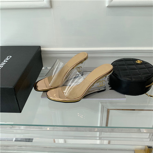 Best Replica chanel new wedge heel sandals - Colareps