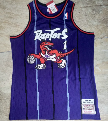 Best Replica TRACY MCGRADY TORONTO RAPTORS THROWBACK JERSEY - Colareps