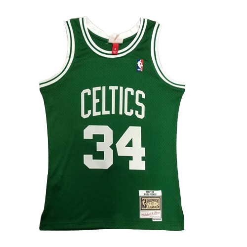 Best Replica PAUL PIERCE BOSTON CELTICS THROWBACK JERSEY (HEAT APPLIED) - Colareps