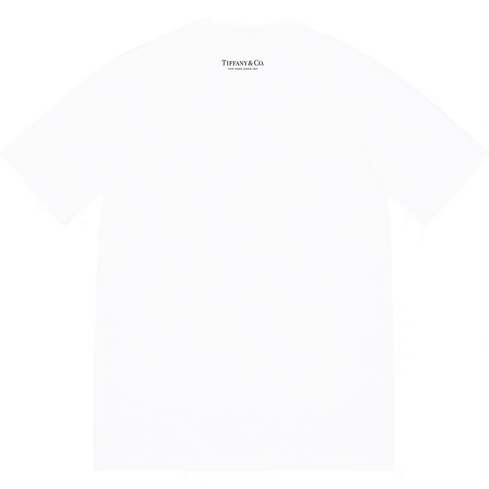 Best Replica SUPREME x TIFFANY 21FW BOX LOGO TEE - Colareps