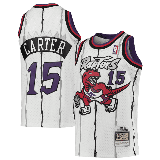 Best Replica VINCE CARTER TORONTO RAPTORS THROWBACK JERSEY - Colareps