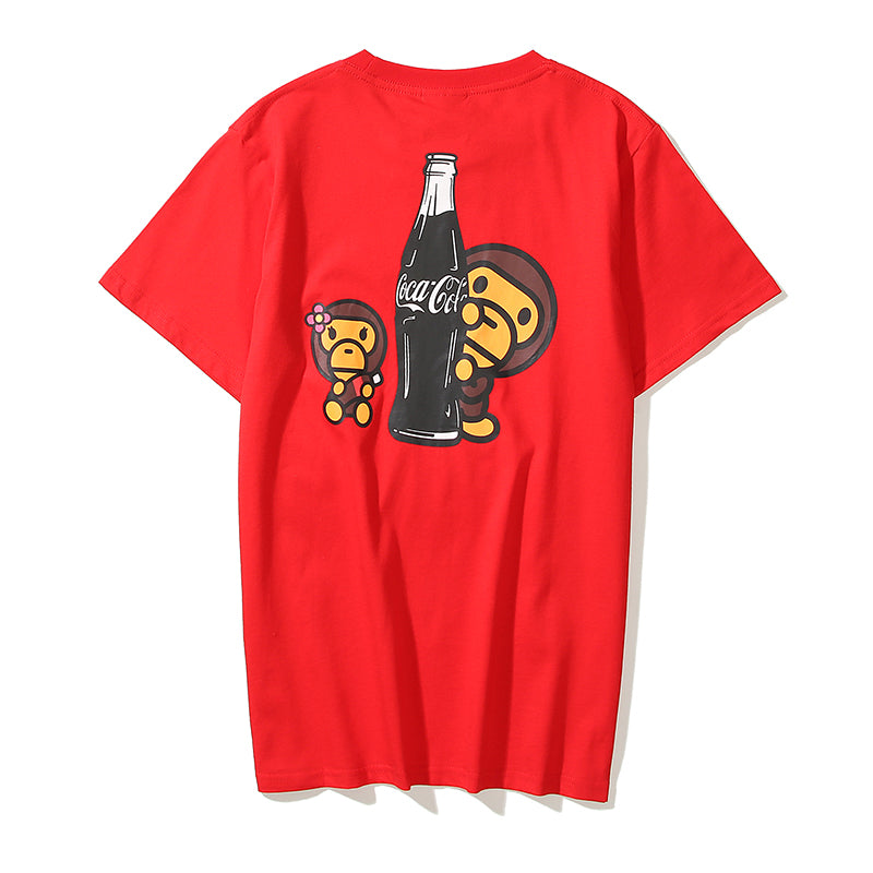 Best Replica Bape Coca Milo Harajuku T Shirt 9050 - Colareps