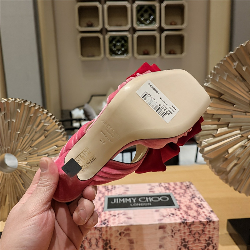 Best Replica jimmy choo bow heels dupe bow crinkle sandals - Colareps