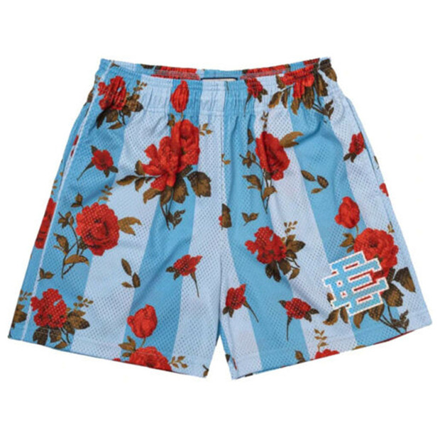 Best Replica Eric Emanuel EE logo rose shorts 3 colors - Colareps