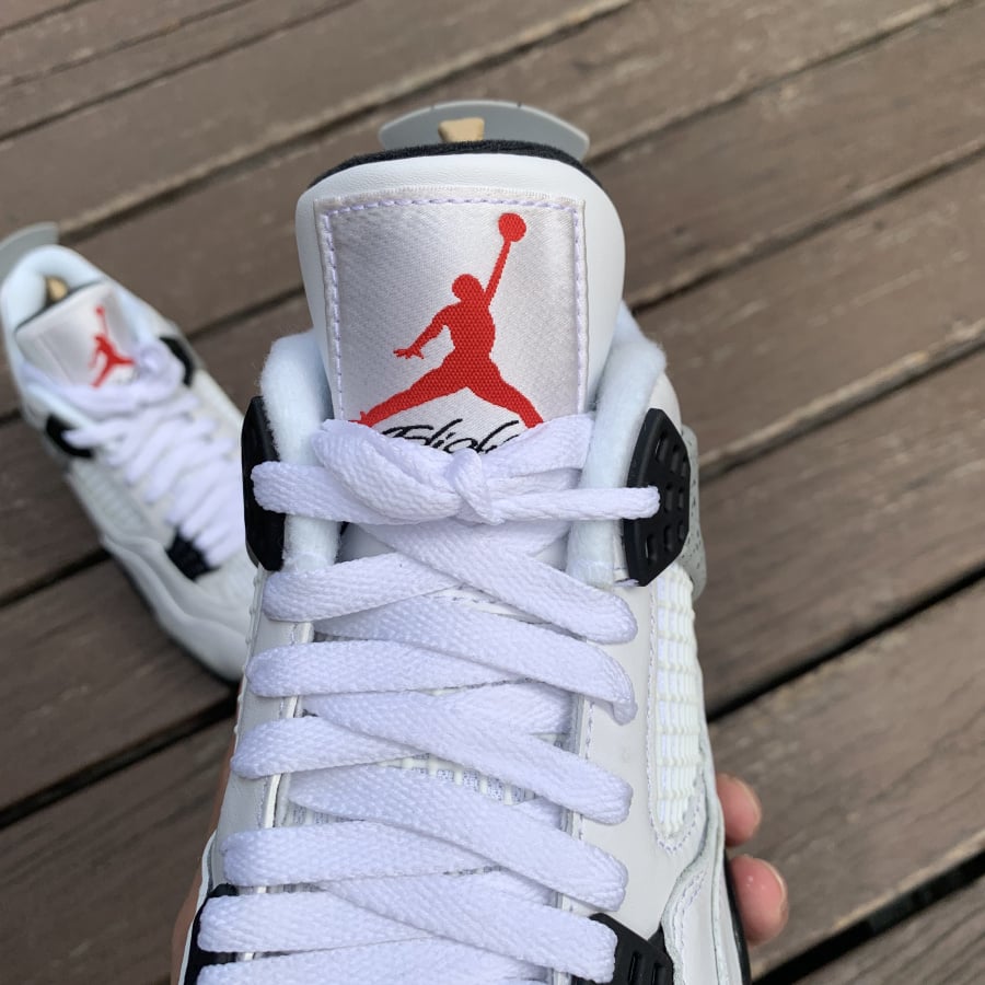 Best Replica Jordan 4 Retro White Cement Extended Size - Colareps