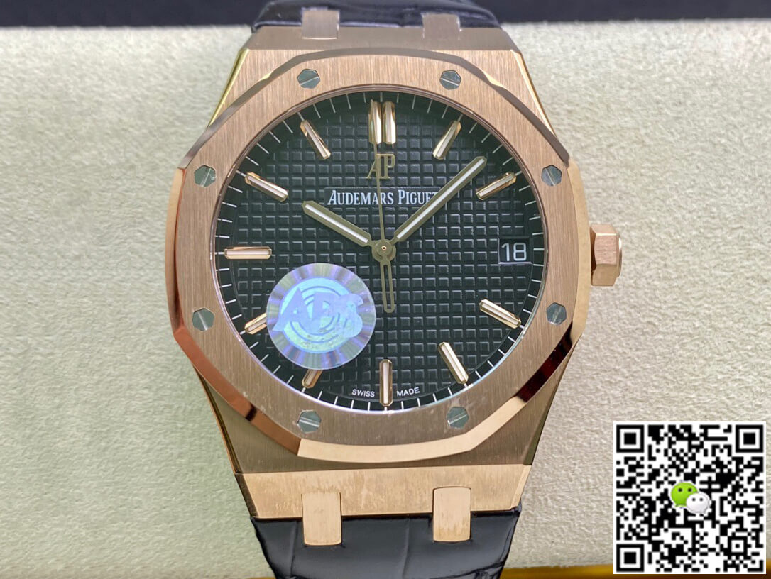 Best Replica Replica Audemars Piguet Royal Oak 15500OR.OO.D002CR.01 1:1 Best Edition APS Factory Black Dial - Colareps