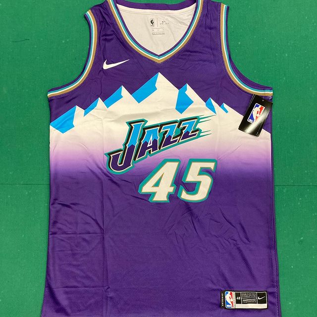 Best Replica DONOVAN MITCHELL UTAH JAZZ THROWBACK JERSEY - Colareps