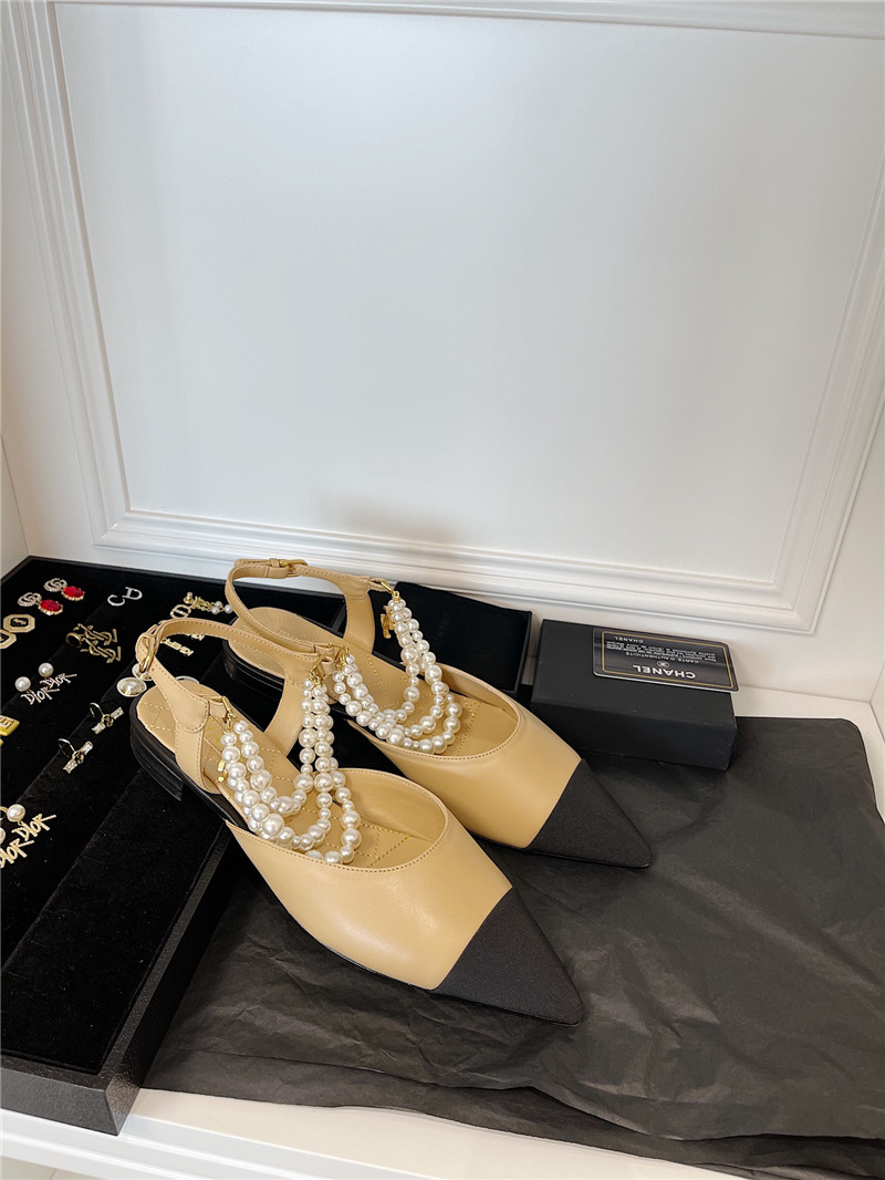Best Replica chanel pearl sandals - Colareps