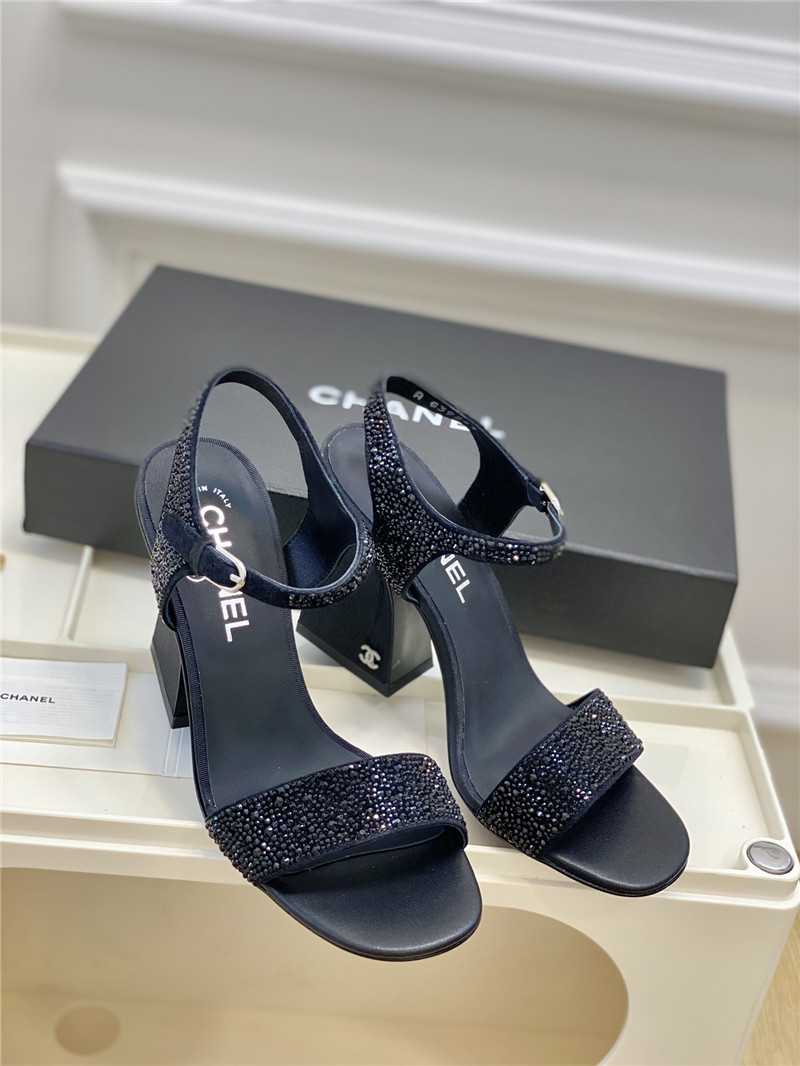 Best Replica Chanel new pearl heel sandals - Colareps