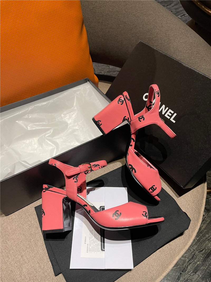 Best Replica chanel chunky heel sandals - Colareps