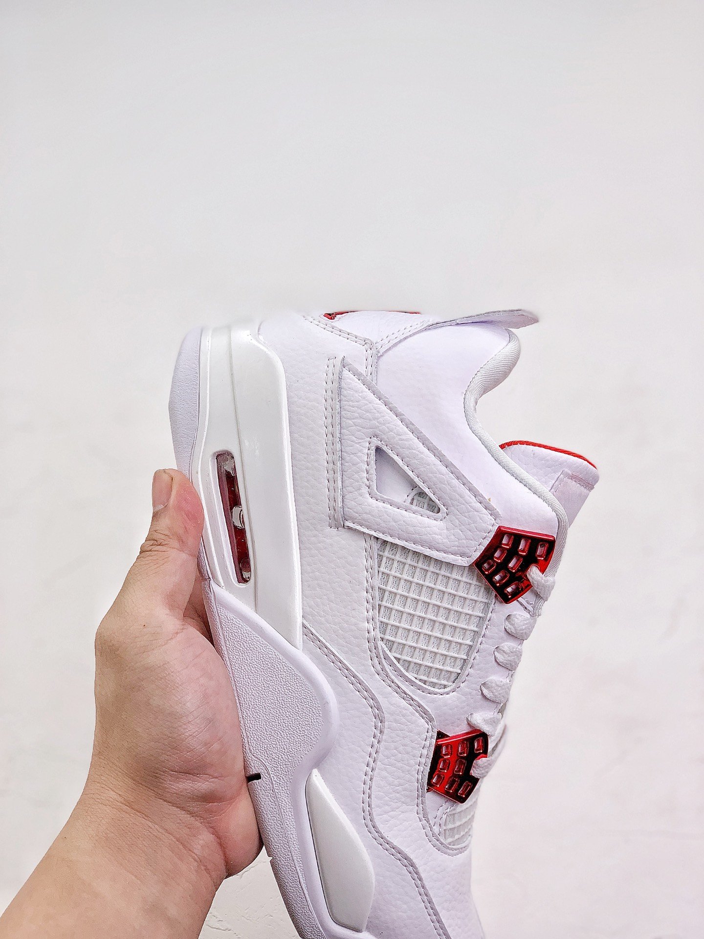 Best Replica Air Jordan 4 Retro Metallic Red Extended size 14 - Colareps