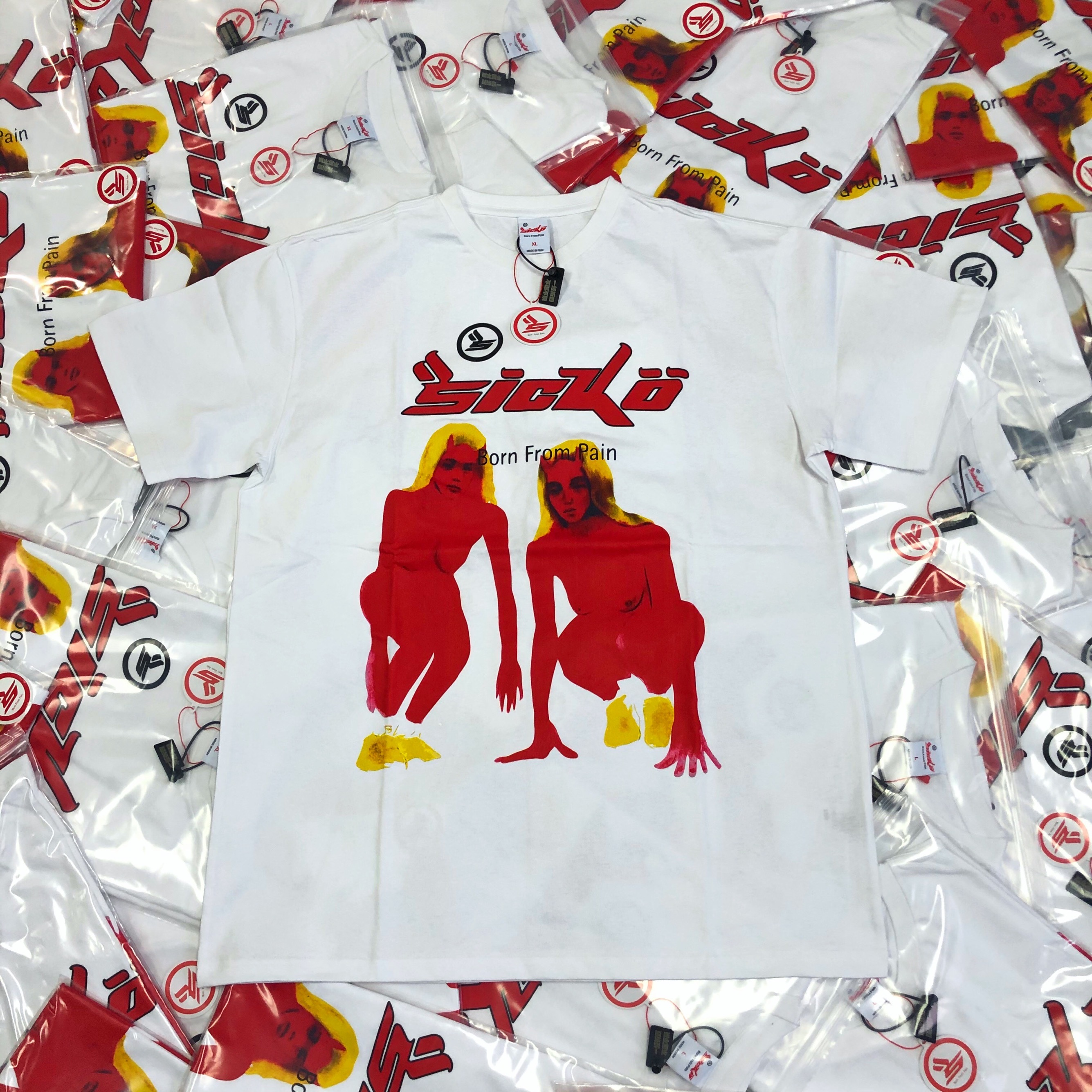 Best Replica 1:1 quality version Sicko.1993 naked women tee - - Colareps