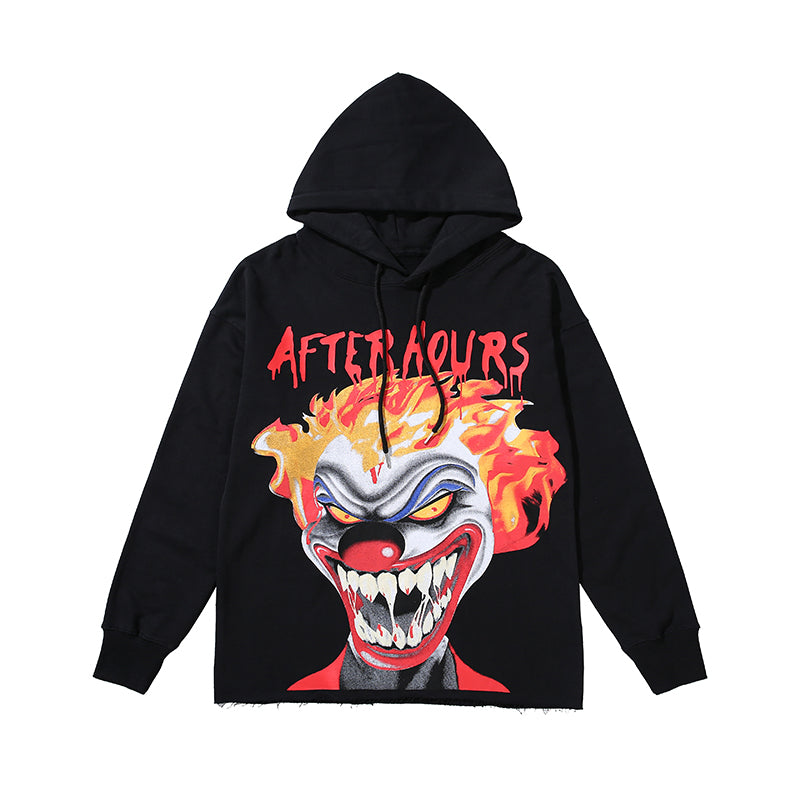 Best Replica Vlone x After Hours Hoodie The Weeknd Clown Sweatshirt 6678 - Colareps