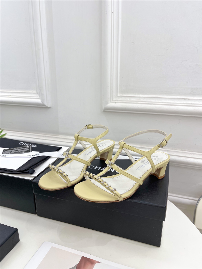 Best Replica Chanel counter catwalk style chain sandals - Colareps
