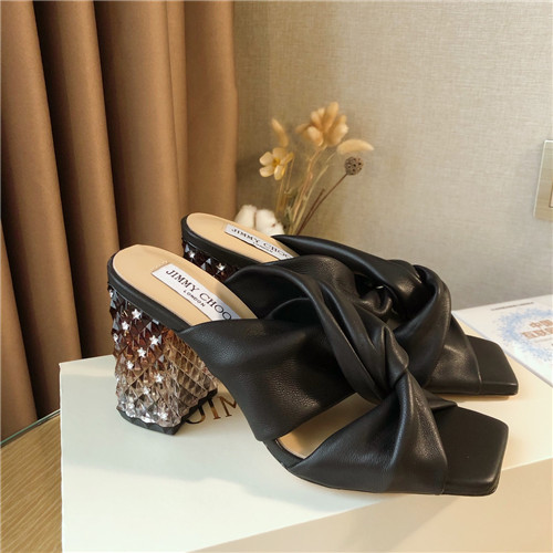 Best Replica jimmy choo block heels slippers - Colareps