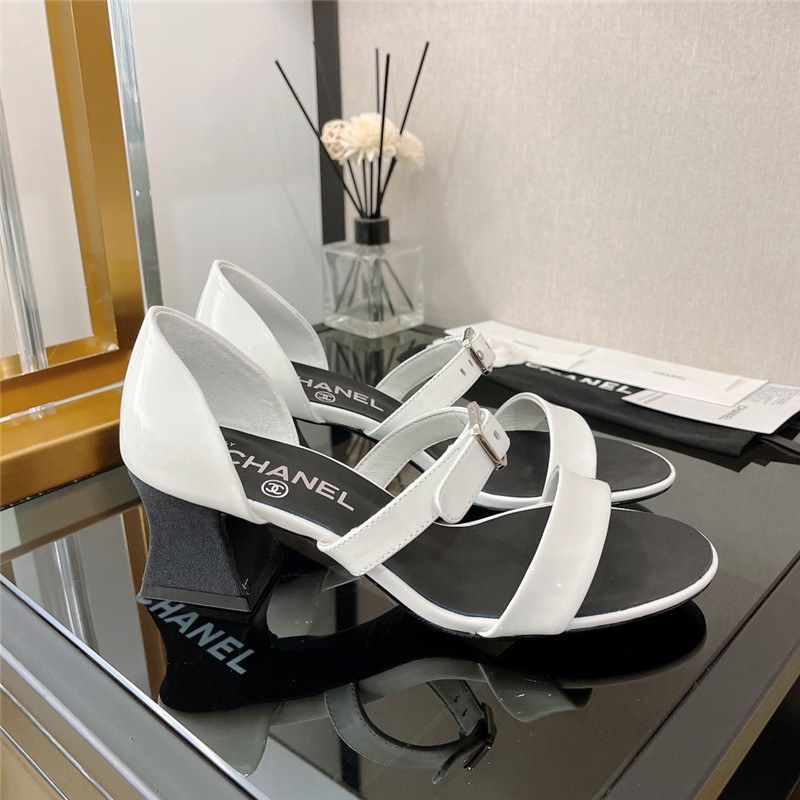 Best Replica chanel chunky heel sandals - Colareps