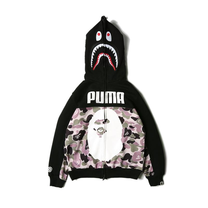 Best Replica Bape Shark Full Zip Hoodie Camo Green Pink - Colareps