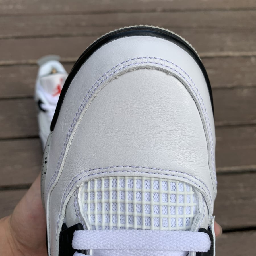 Best Replica Jordan 4 Retro White Cement Extended Size - Colareps