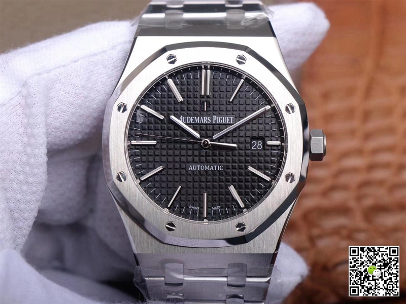 Best Replica Replica Audemars Piguet Royal Oak 15400ST.OO.1220ST.01 1:1 Best Edition ZF Factory Black Dial Swiss ETA3120 - Colareps