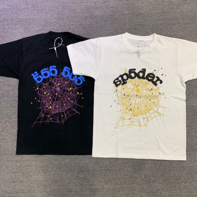 Best Replica Young Thug Sp5der foamed print logo tee - Colareps