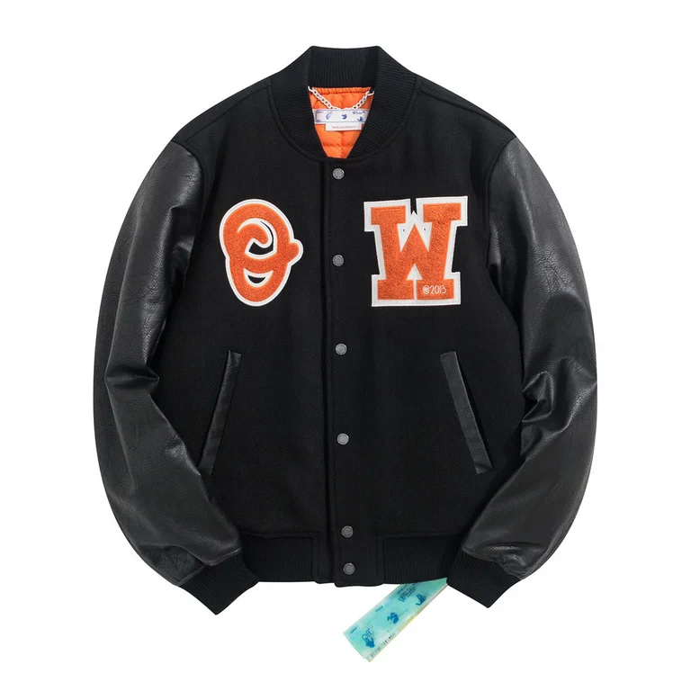 Best Replica Off White Real Leather Jacket - Colareps
