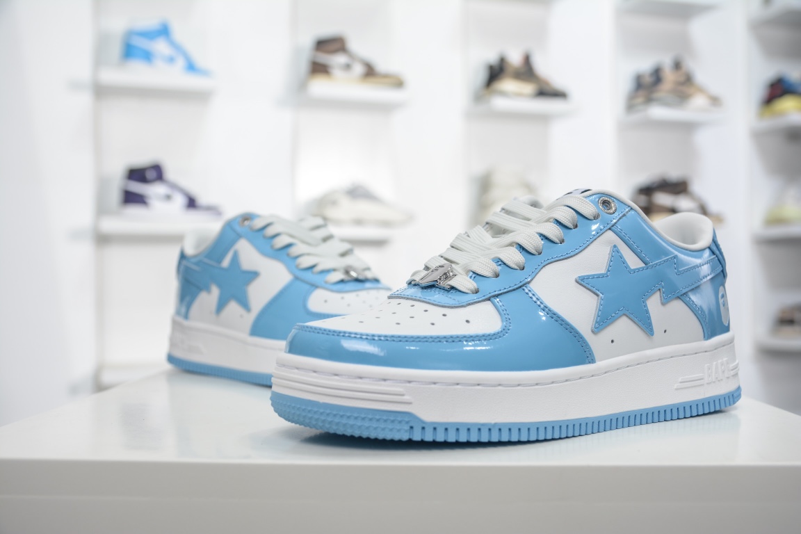 Best Replica A Bathing Ape Bape Sta Low Blue - Colareps