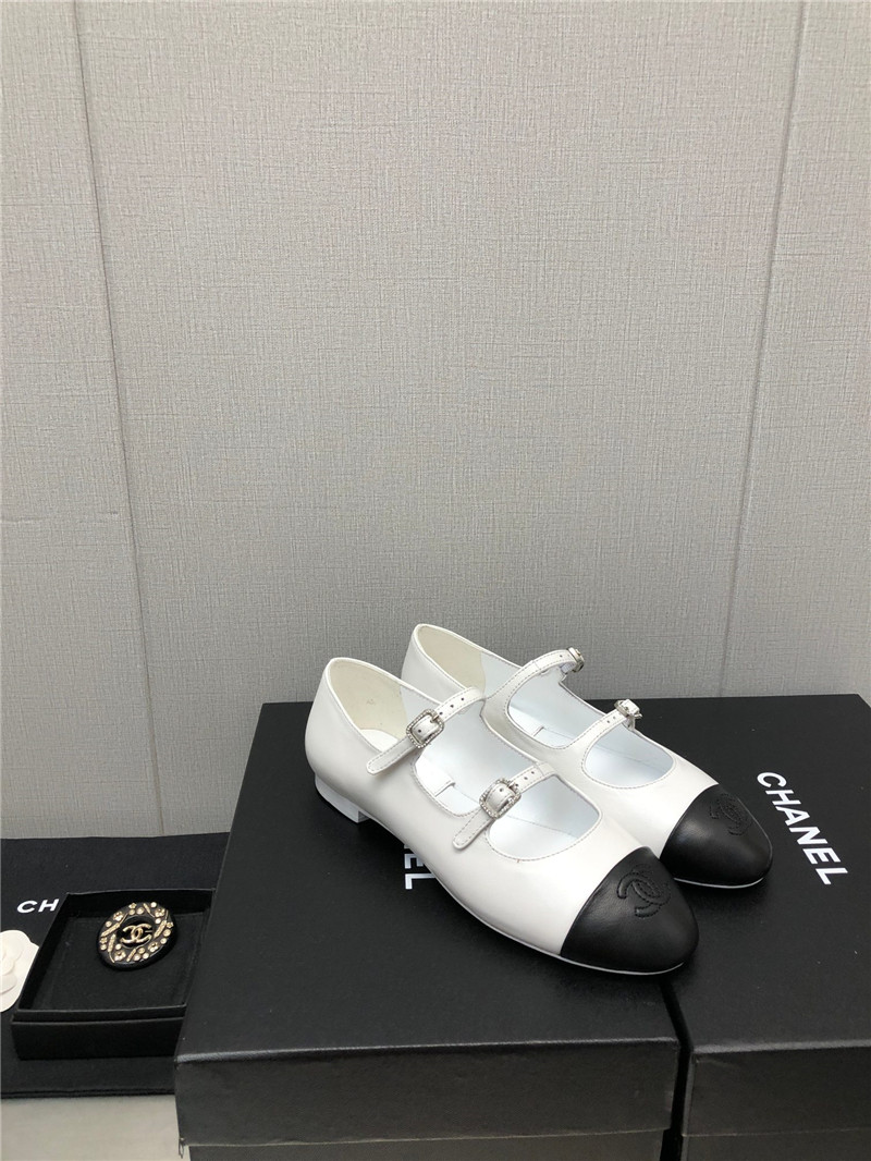 Best Replica chanel classic color block logo shoes - Colareps