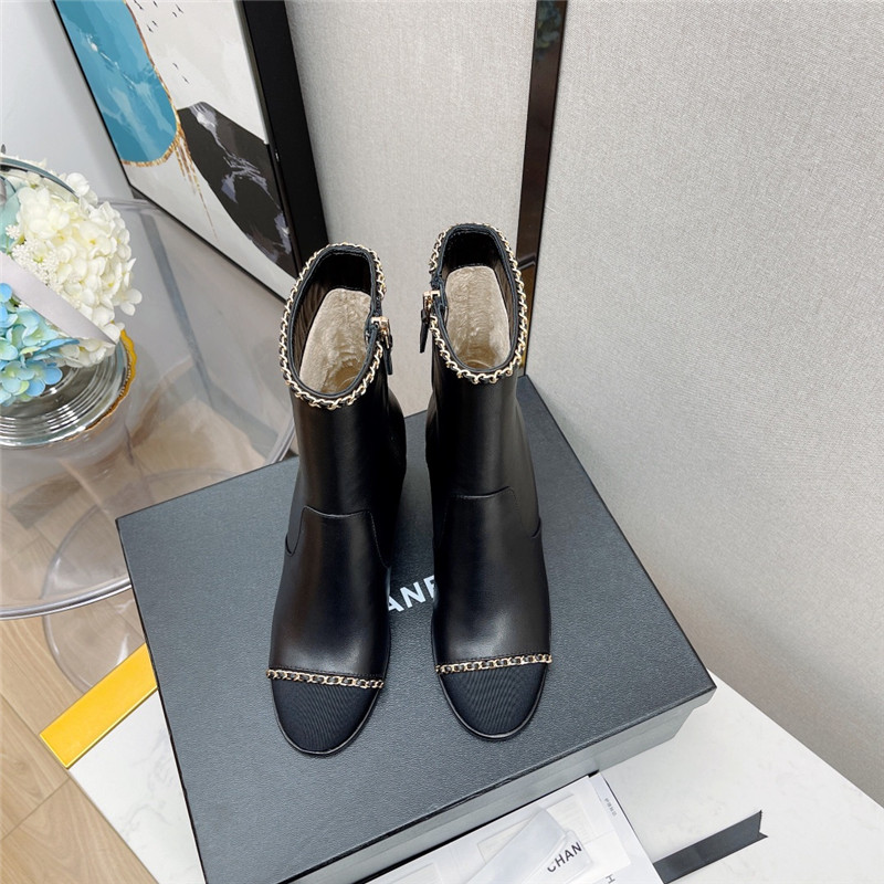 Best Replica chanel chain ankle boots - Colareps