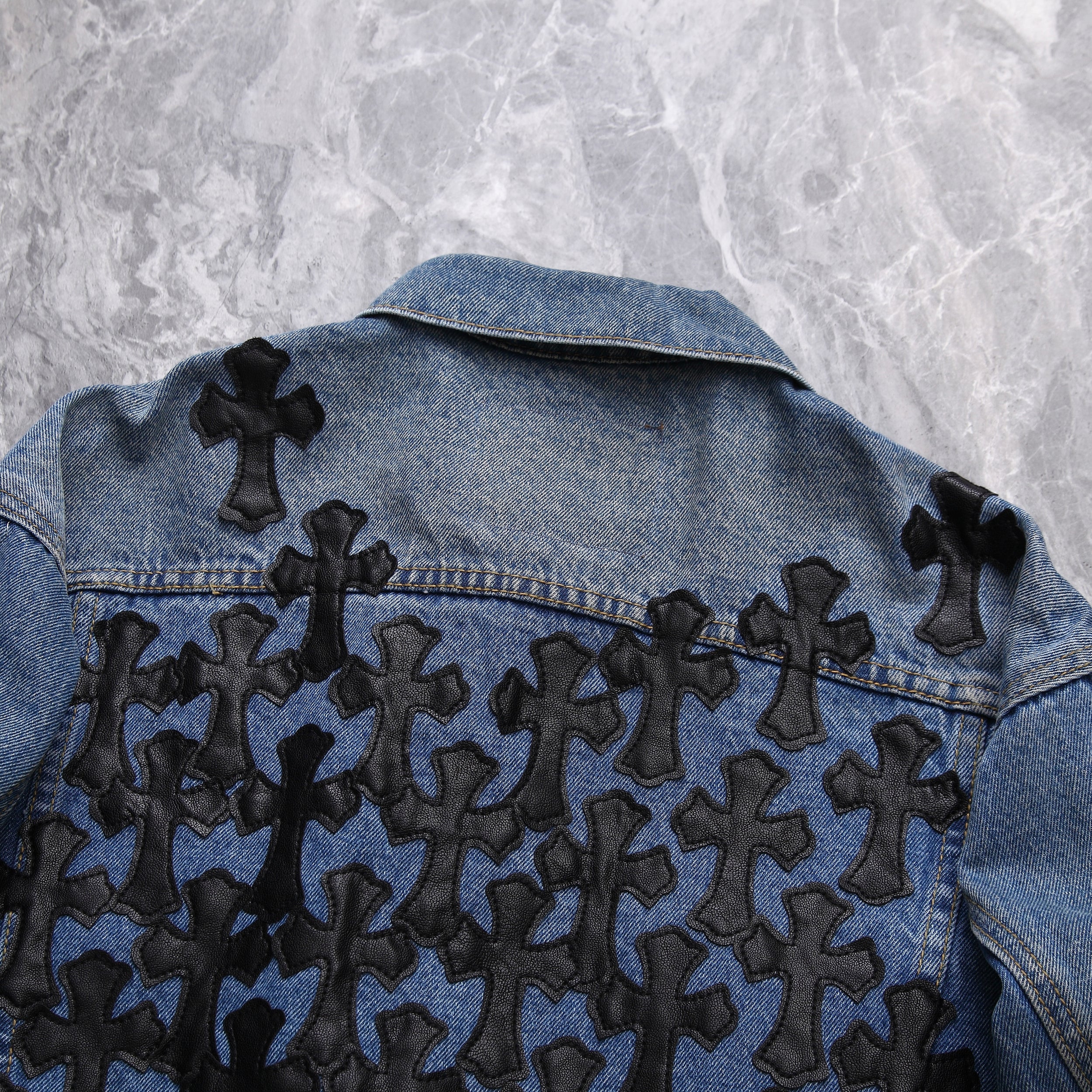 Best Replica Chrome Hearts Denim Jacket - Colareps