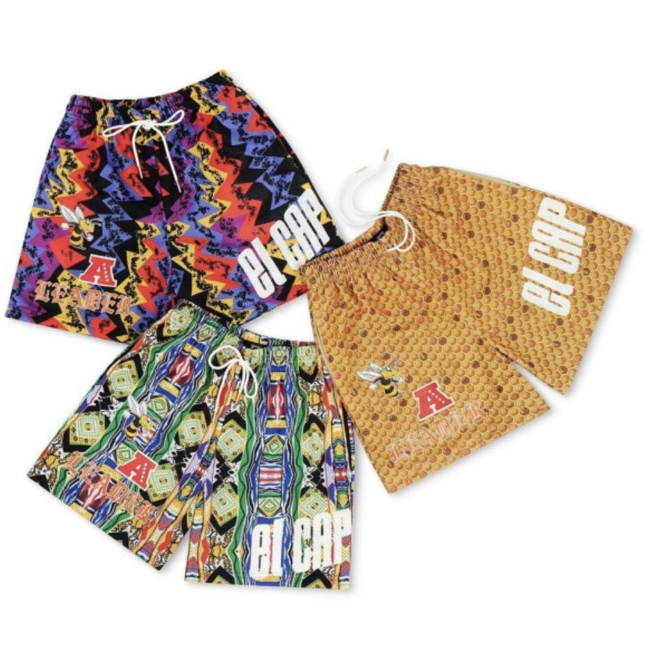 Best Replica [Buy more Save more] EL Captian Africa style print mesh shorts 4 colors- - Colareps