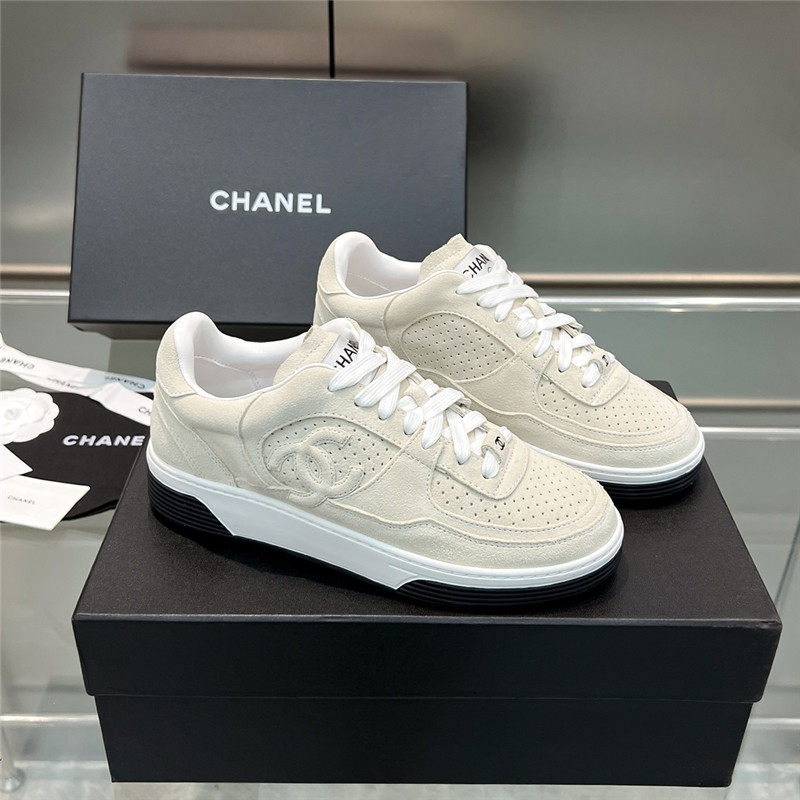 Best Replica Chanel new full leather panda color casual sneakers - Colareps