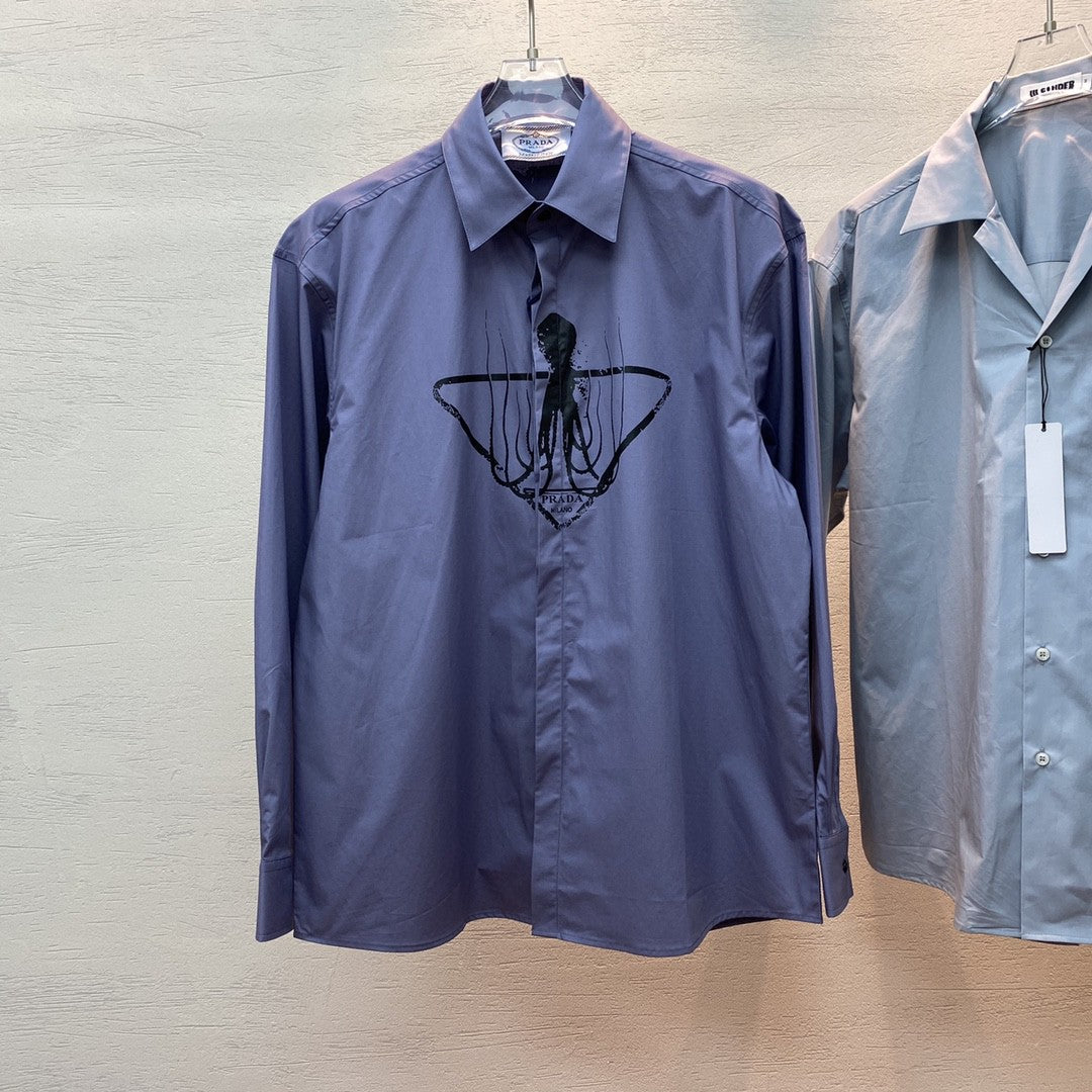Best Replica Prada Long Sleeve Shirt - Colareps