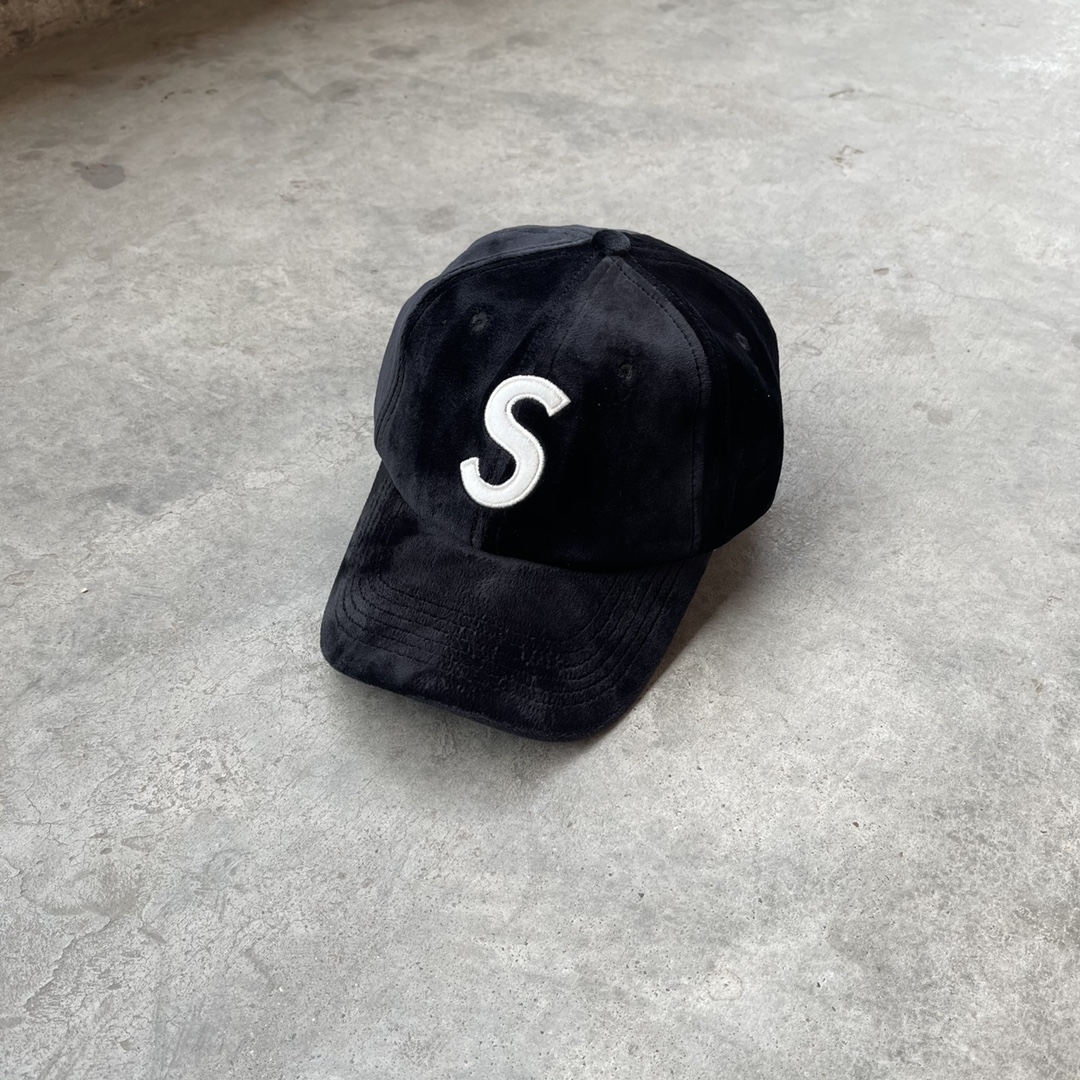 Best Replica SUPREME VELVET S LOGO 6-PANEL CAP - Colareps