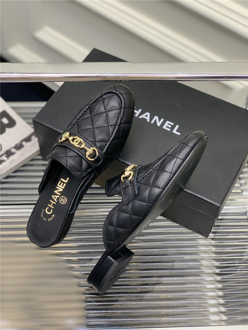 Best Replica Chanel diamond chain sandals and slippers - Colareps