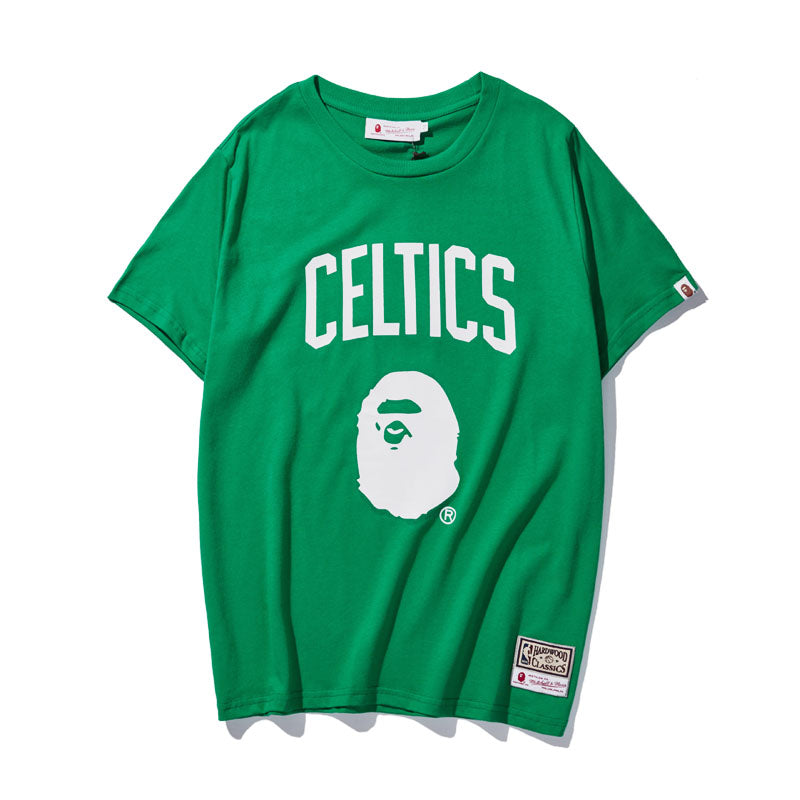 Best Replica Bape Celtics 93 Classic Cotton T Shirt 722 - Colareps