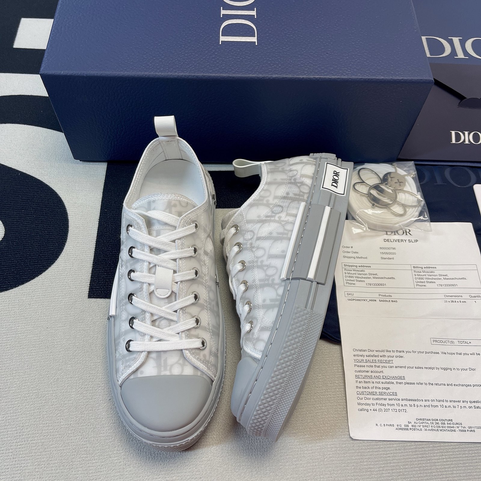 Best Replica Dior B23 High Top Sneaker 4 - Colareps