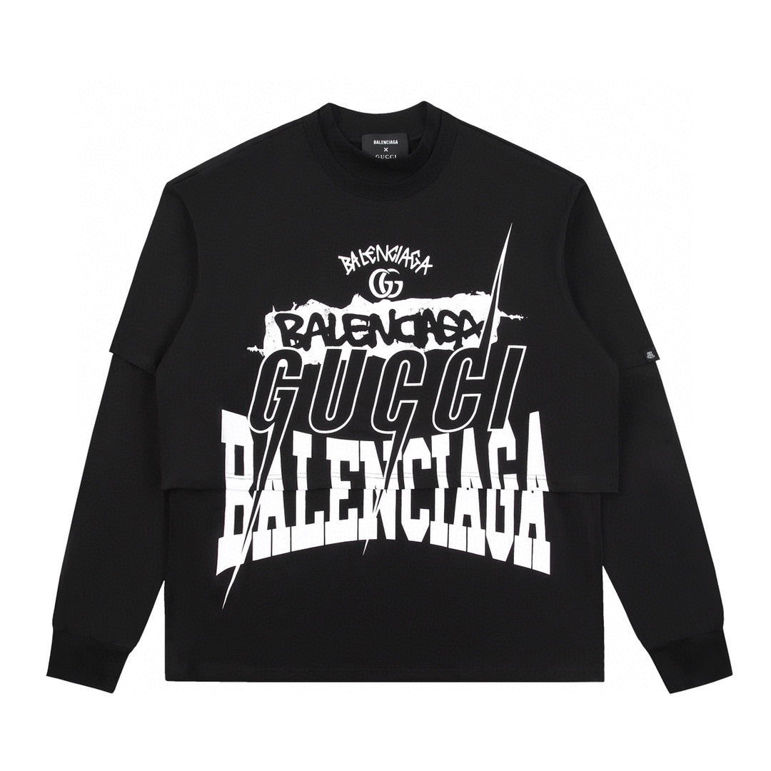 Best Replica Balenciaga x Gucci Long Sleeve Shirt - Colareps