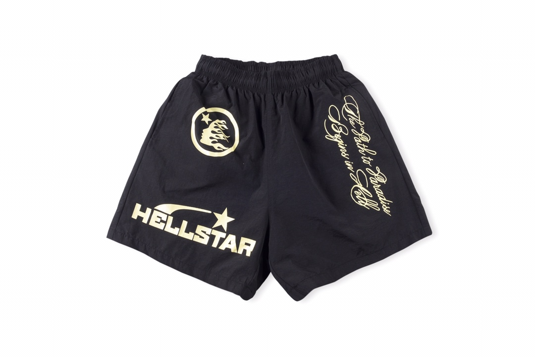 Best Replica Cursive letter logo drawstring shorts - Colareps