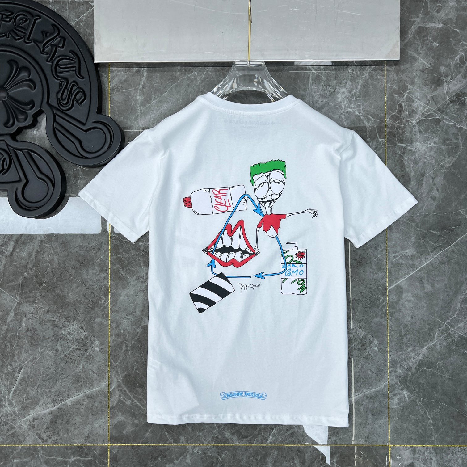 Best Replica Chrome Hearts Replica Matty Boy Retro Cycle T-Shirt - Colareps