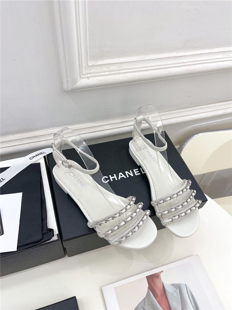 Best Replica Chanel counter catwalk style chain sandals - Colareps