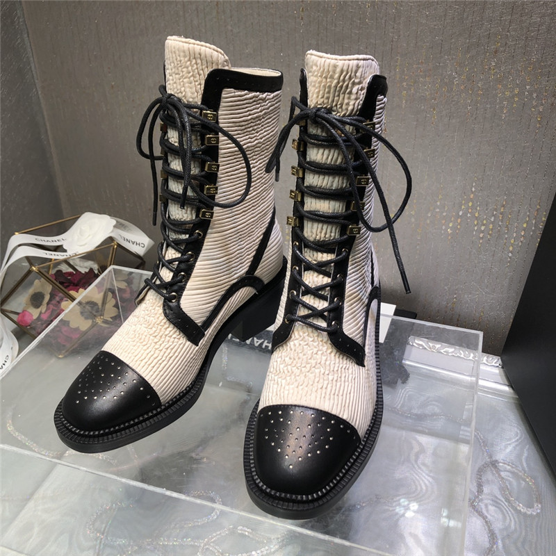 Best Replica chanel lace up martin boots - Colareps