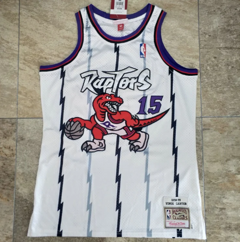 Best Replica VINCE CARTER TORONTO RAPTORS THROWBACK JERSEY - Colareps